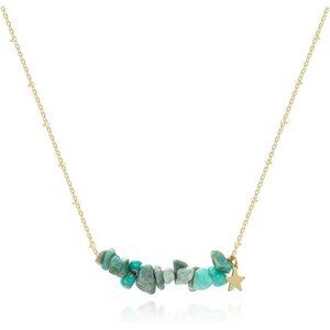 Natural Chakra Stone Necklace | Healing Crystal Chip Beads